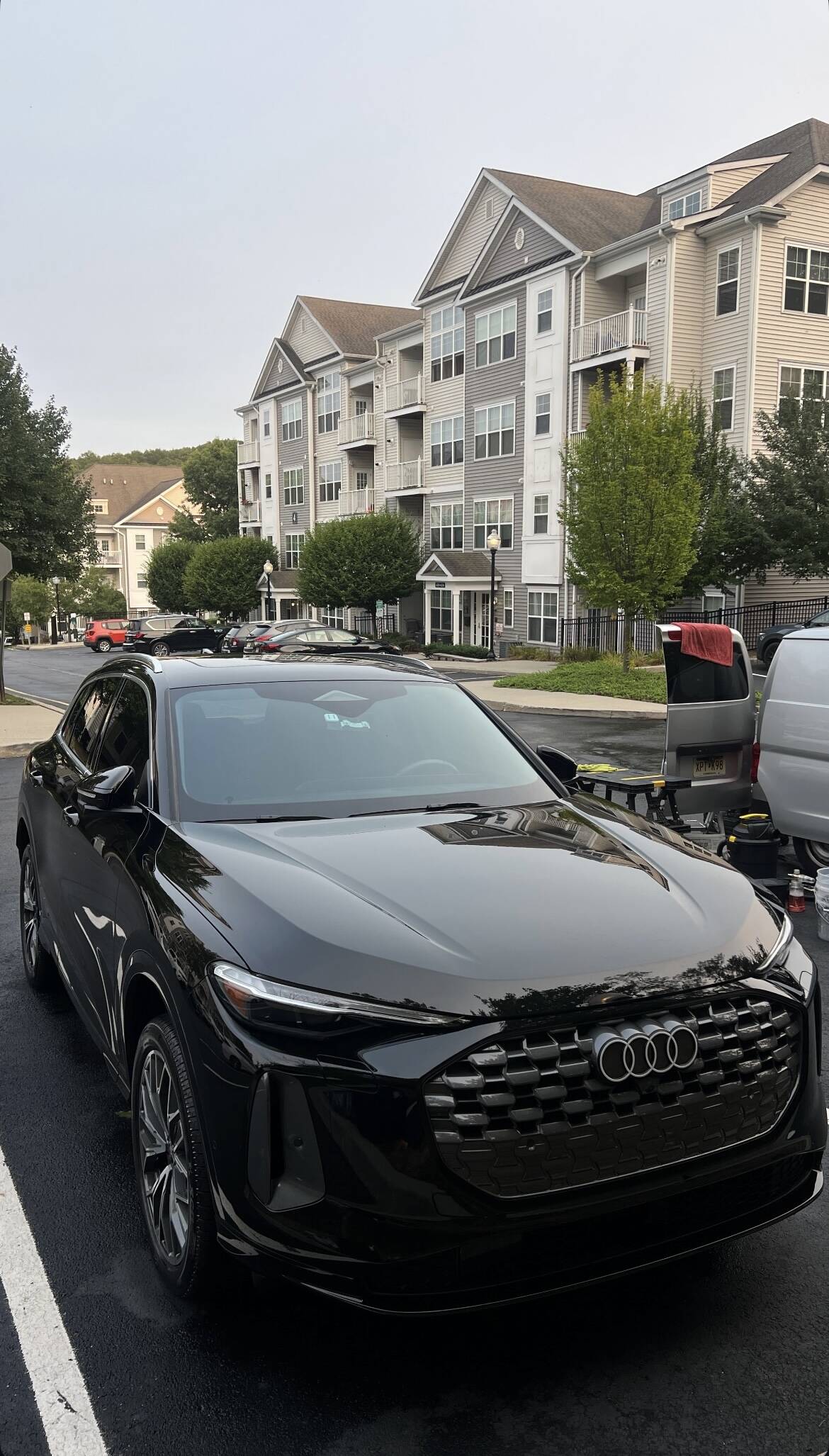Exterior shine after wax